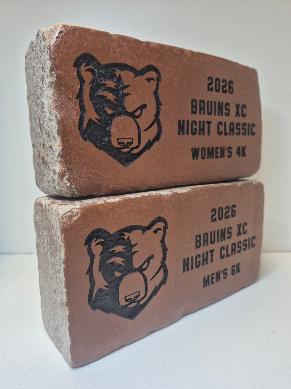 Engraved Brick Athletic and Sports Awards with Logo and Custom Text