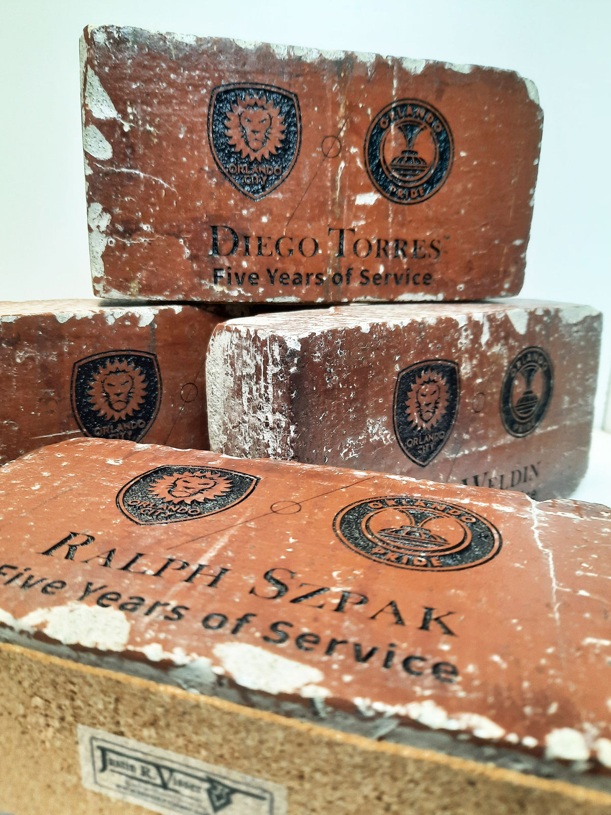 Engraved Brick Athletic and Sports Awards with Logo and Custom Text